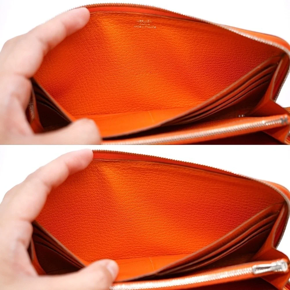 🍓HERMES Azap All Leather Wallet